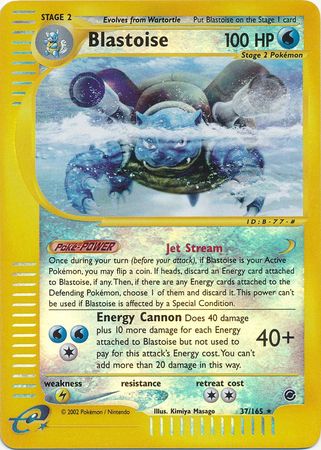 Blastoise - 37/165 - Rare - Reverse Holo Blastoise - 37/165 - Rare - Reverse Holo